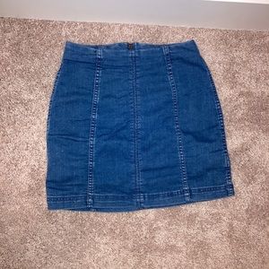 Free People Modern Femme Denim Mini